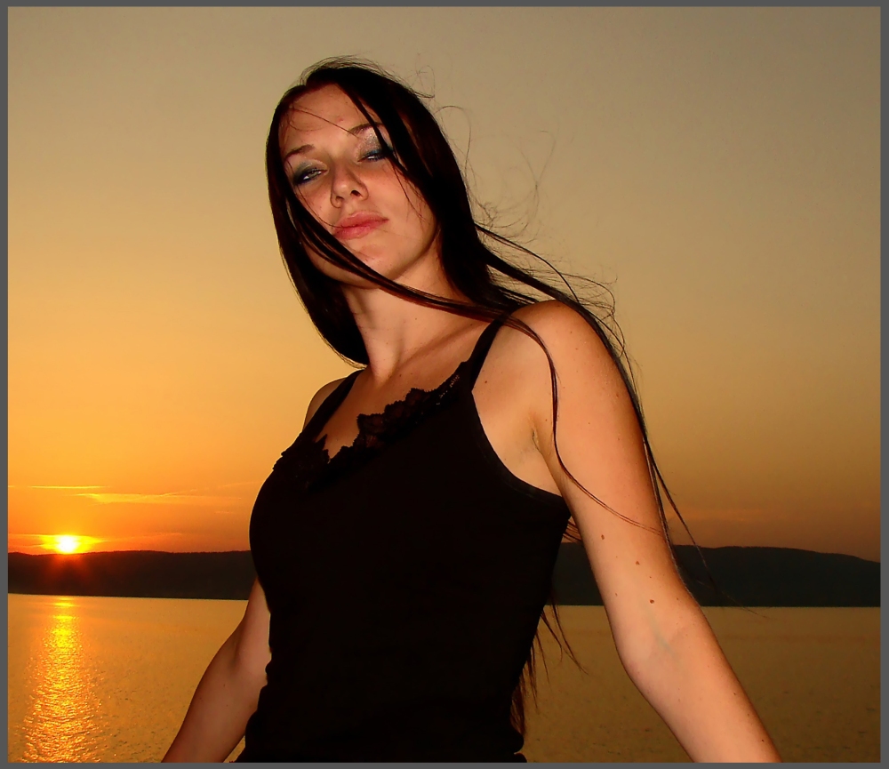 Sunset with Olga