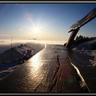 Sunset with snow @ Rigi