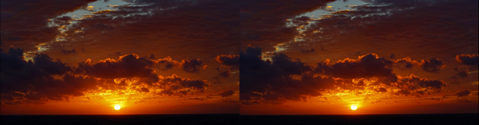 Sunset Wolken (3D-Cha  X-View)