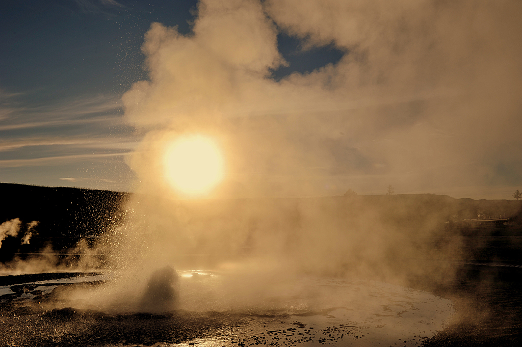 sunset @ yellowstone