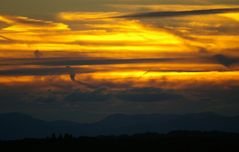 sunset zwischen obereichsel und adelhausen