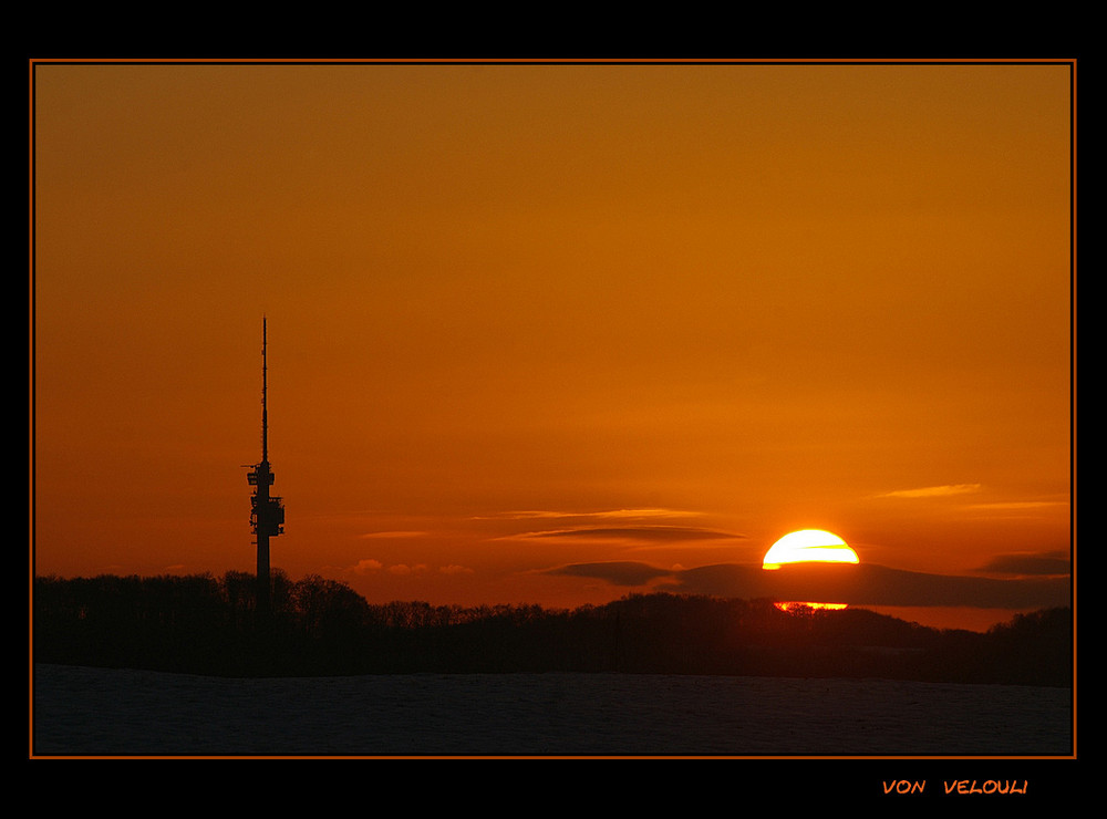 sunset zwischen obereichsel und adelhausen...