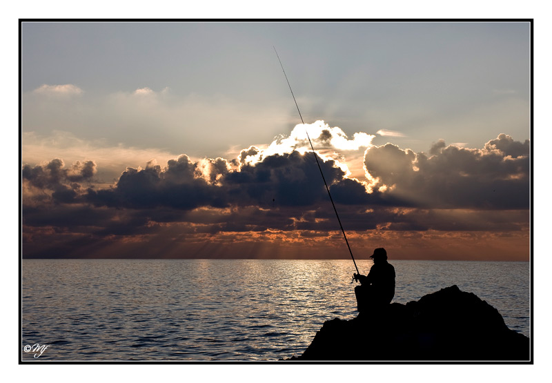 Sunset's Fisherman