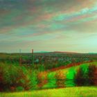 Sunset's Green [Anaglyph 3D]