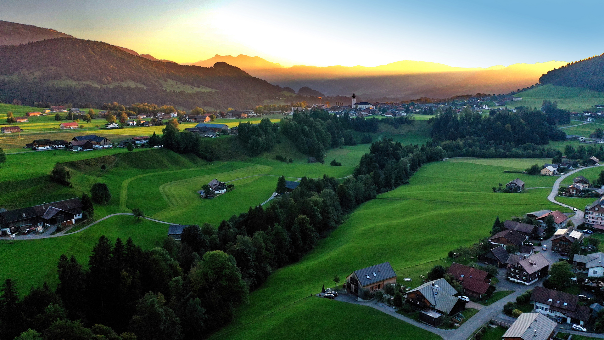 Sunsets in the Alps