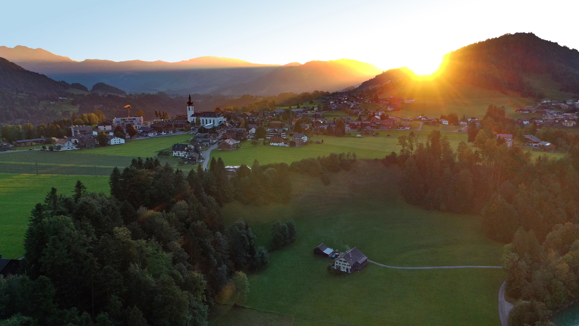 Sunsets in the Alps