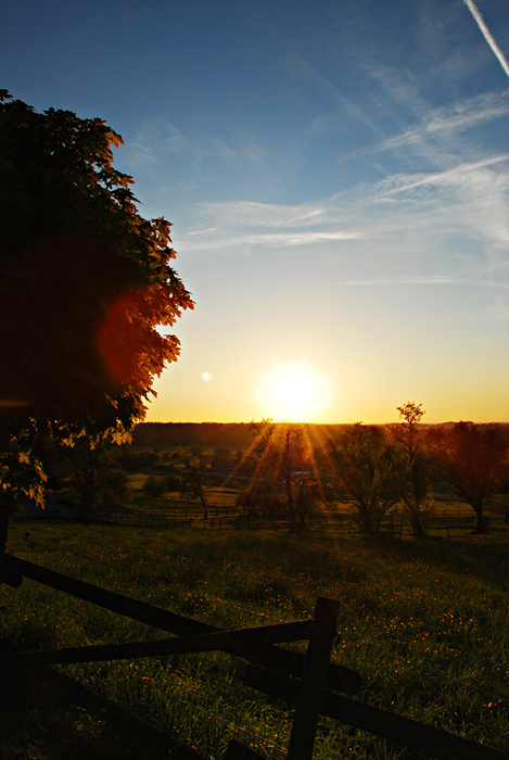 sunset's lovely atmosphere