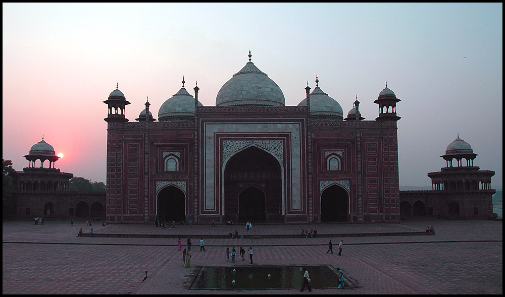 Sunset@Taj Mahal