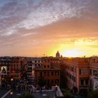 SunsetView above the spanish steps