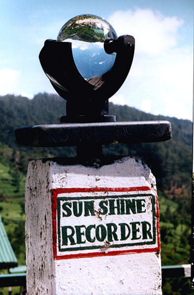 Sunshine-Recorder at Pedro Tea Estate (Nuwara Eliya)