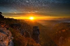 Sunstar über der Bastei_8961