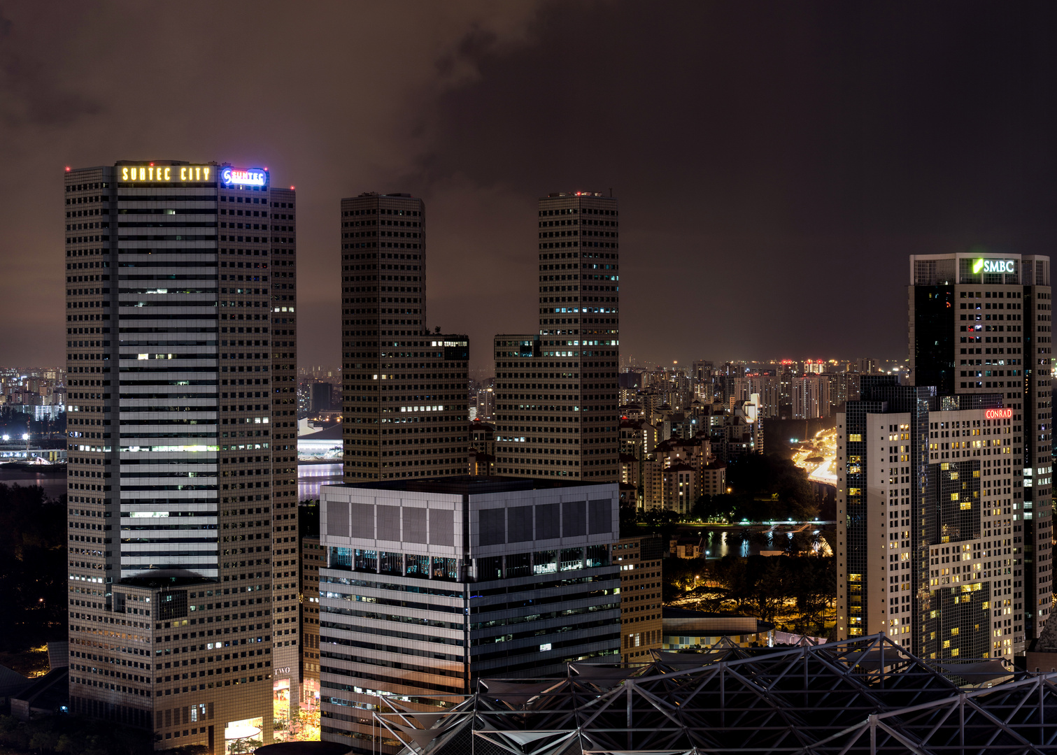 Suntec City in der Löwenstadt Singapur