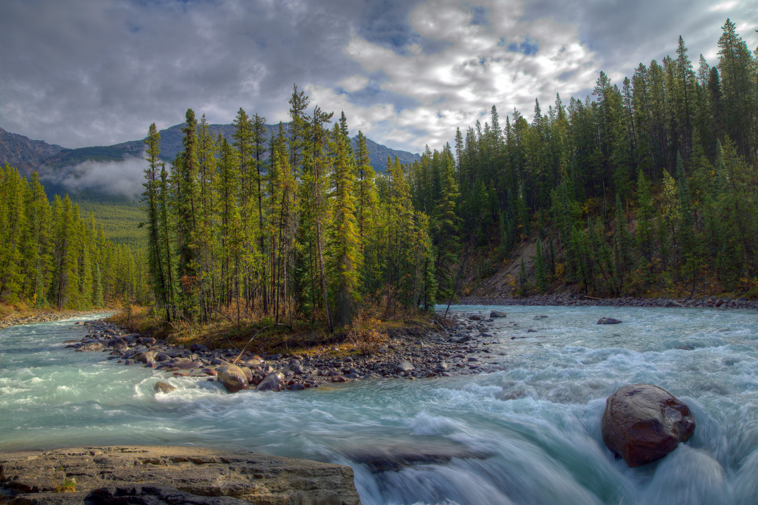 Sunwapta Falls , Icefields Parkway