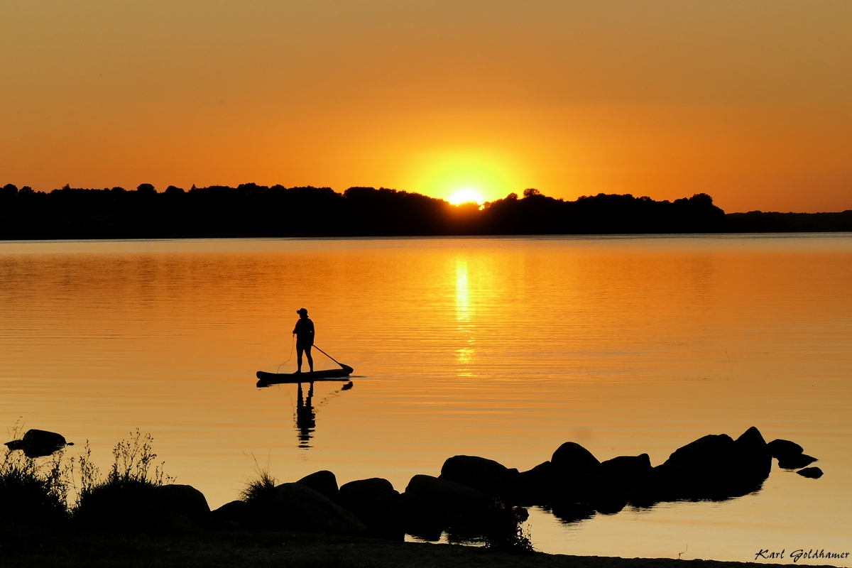 SUP auf der Schlei