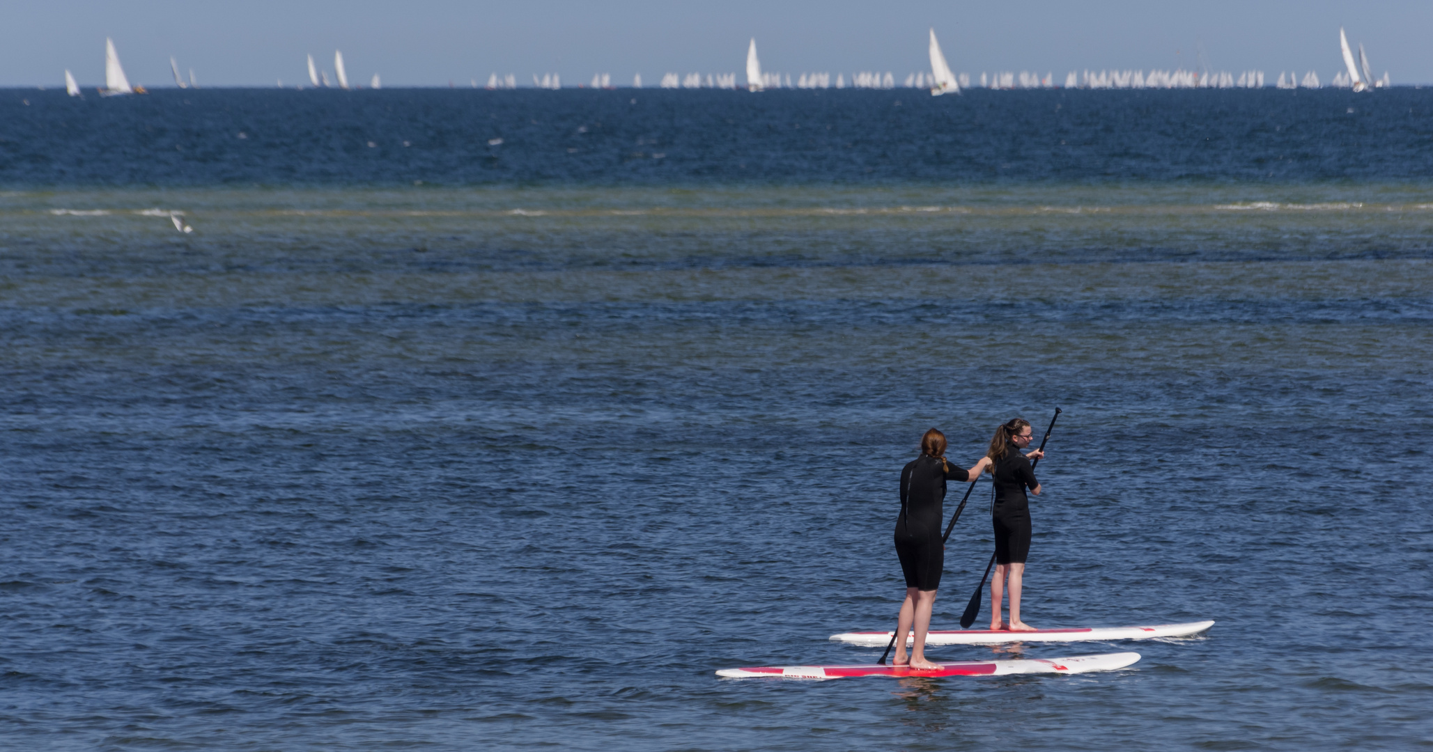 SUP in der Kieler Förde