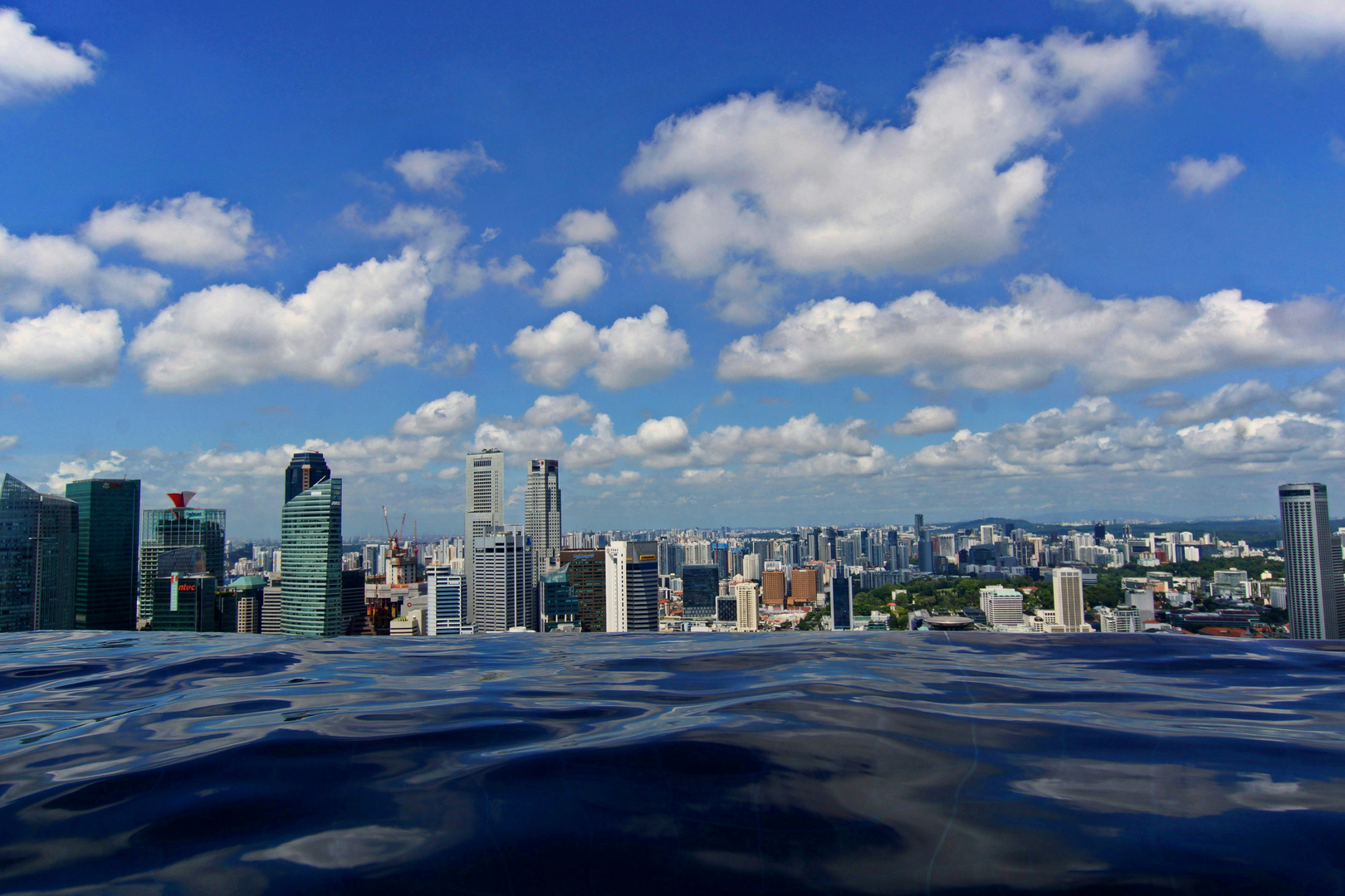 Super Blick auf Singapur