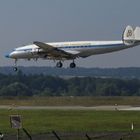 Super Constellation HB-RSC beim Landeanflug Zürich-Kloten