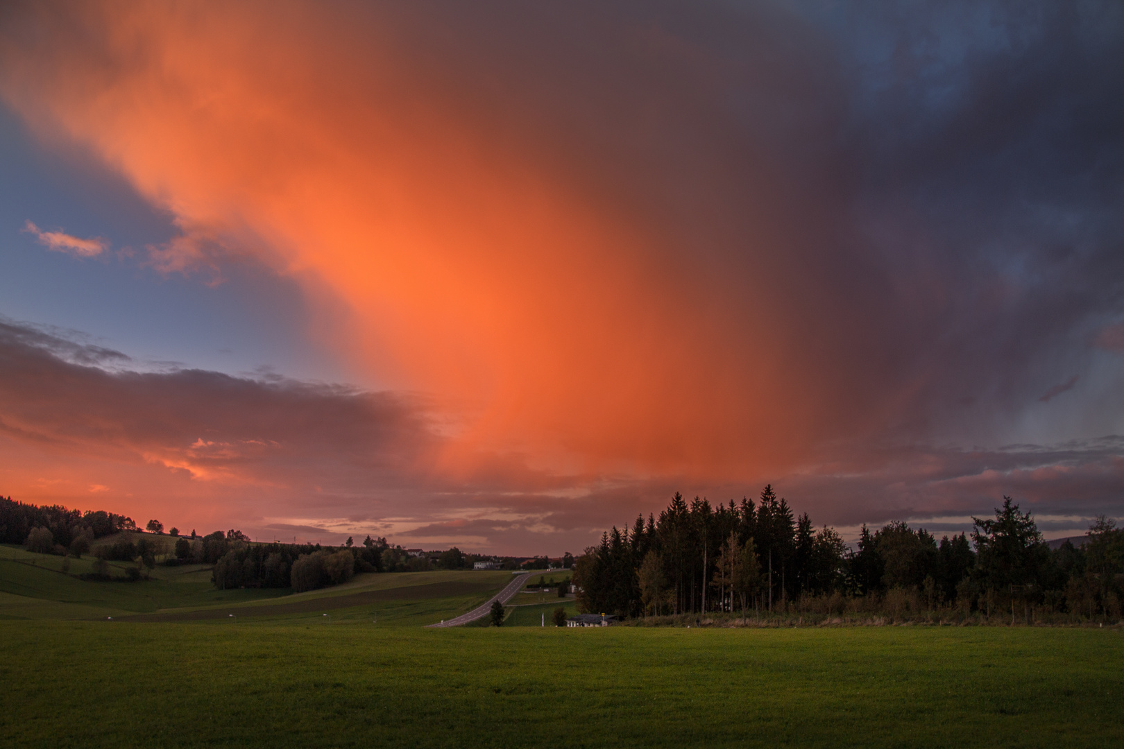 Super Farbenspiel am Himmel 