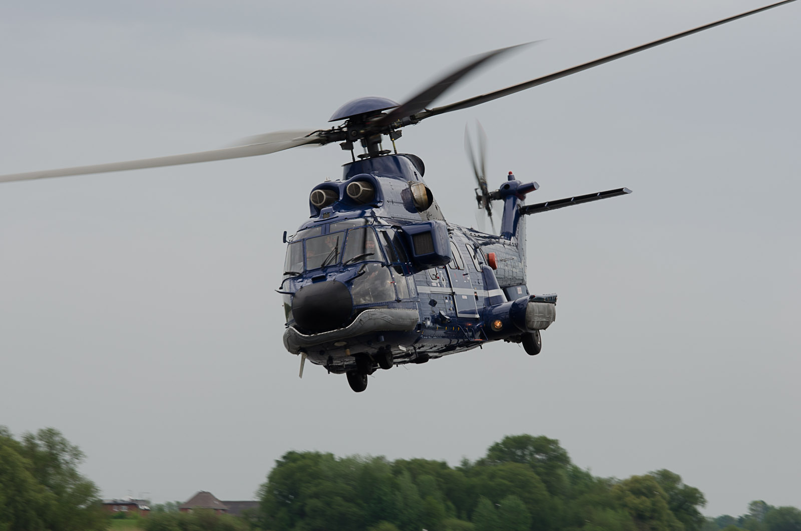 Super Puma der Bundespolizei bei der Luftrettungsübung 2012 Winsen