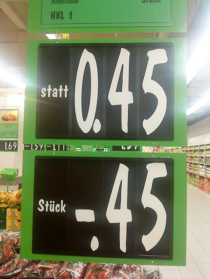 super Schnäppchen im Supermarkt Foto & Bild quatsch, fun und
