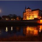 Super-Vollmond mit Schloß Hartenfels