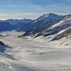 Superbedingungen vom Jungfraujoch aus im schweizer Berner Oberland...