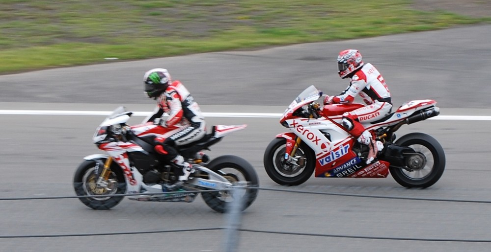 Superbike WM 2009 auf dem Nürburgring; rechts Haga