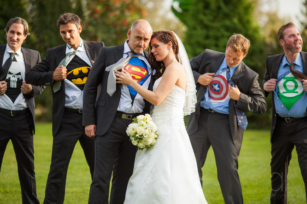 Superhelden Hochzeit