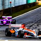 SuperLeague Formula Car at Circuit of Zolder, Belgium