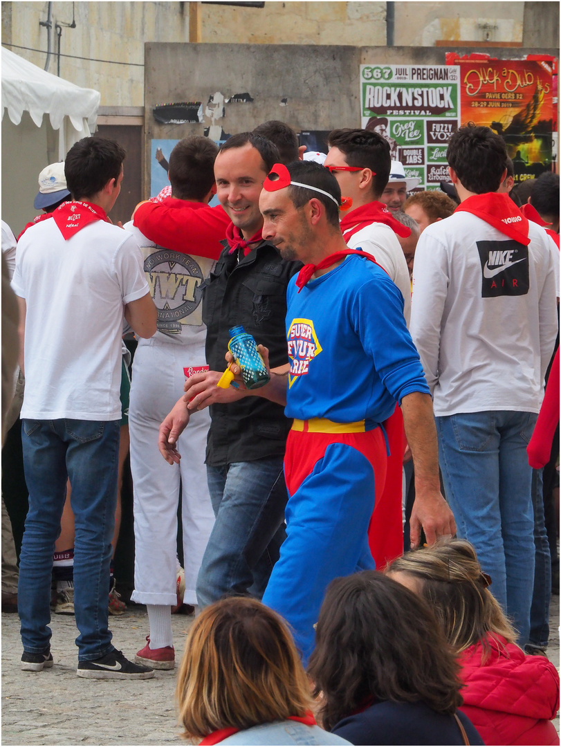 Superman au festival de Bandas à Condom