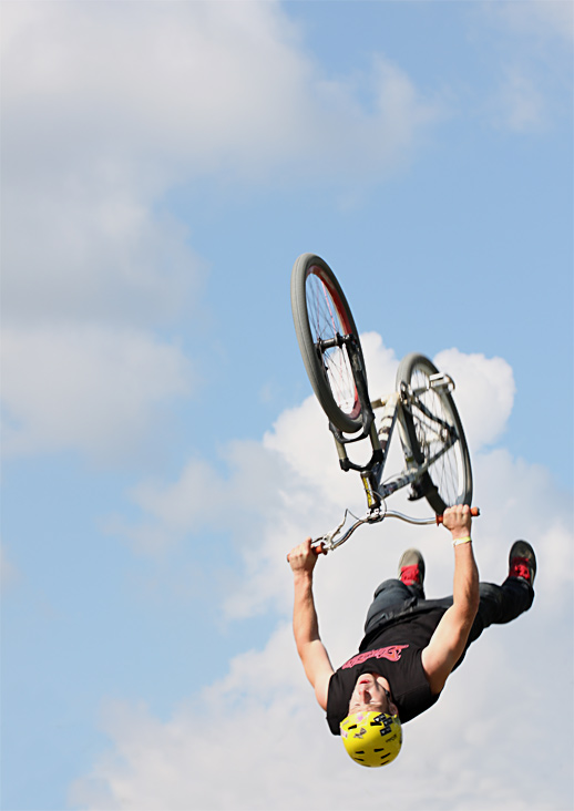 Superman auf den IXS Dirtmasters 2010