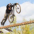 Superman with Bike