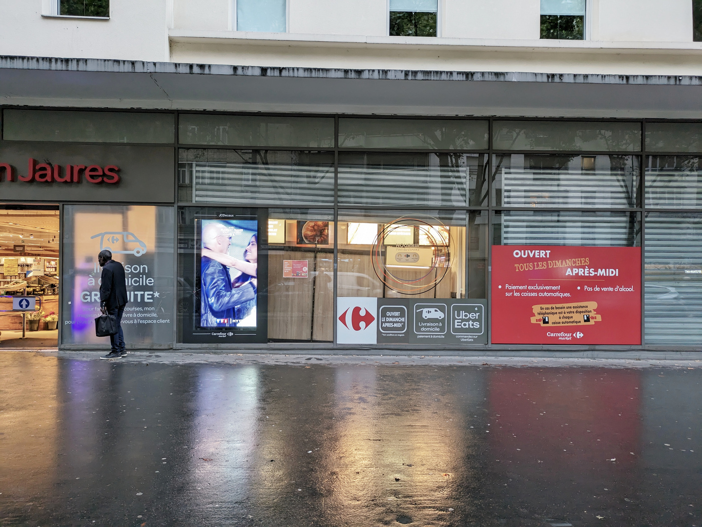 Supermercado Carrefour en París