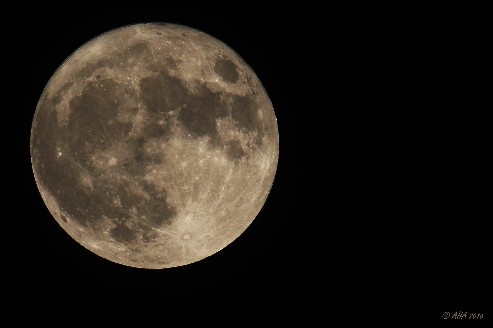 Supermond 14.11.2016 18:36 Uhr MEZ