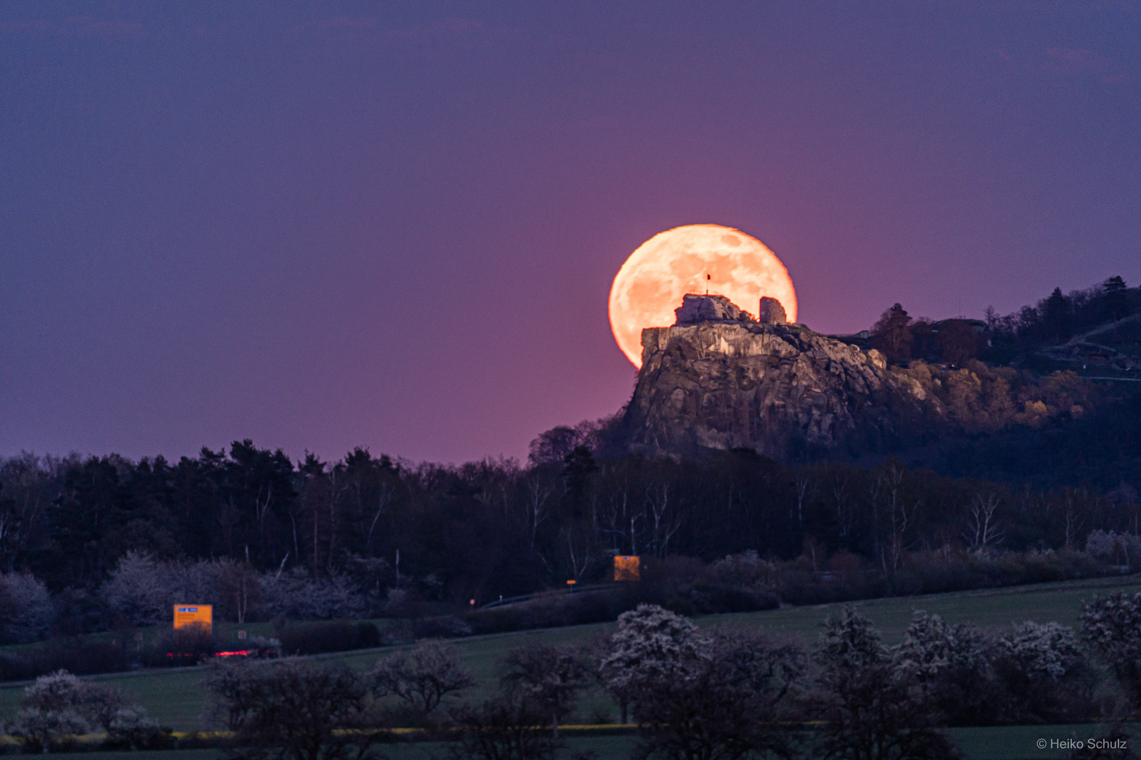 Supermond an der Burgruine Regenstein (2)