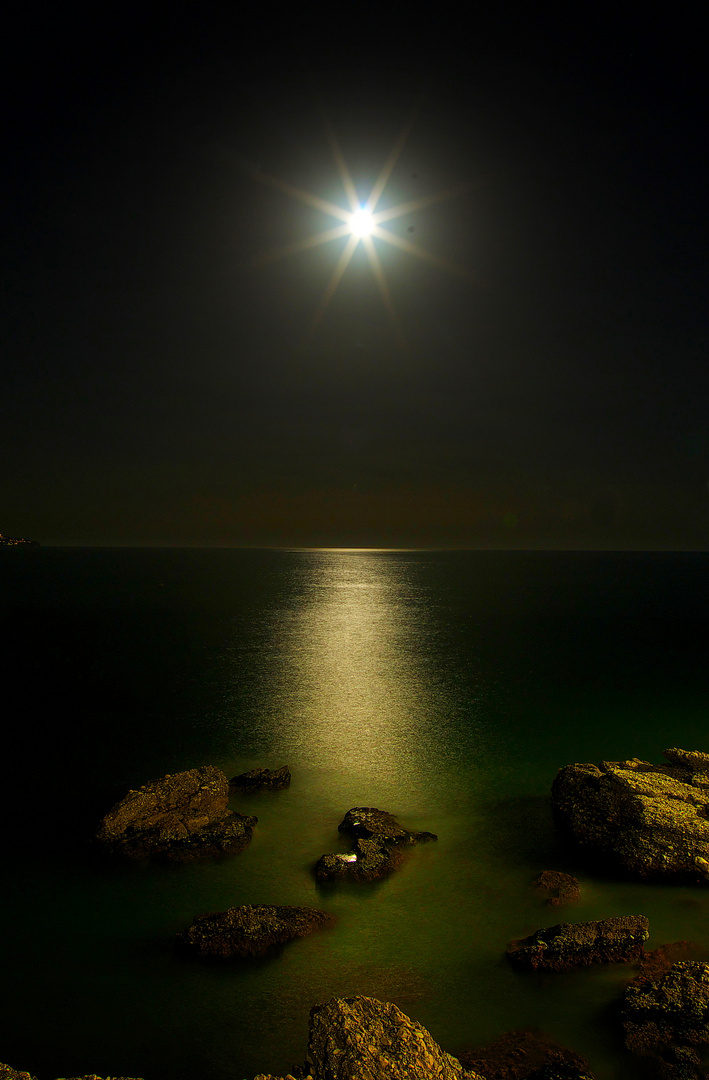 Supermond an der Costa del Sol