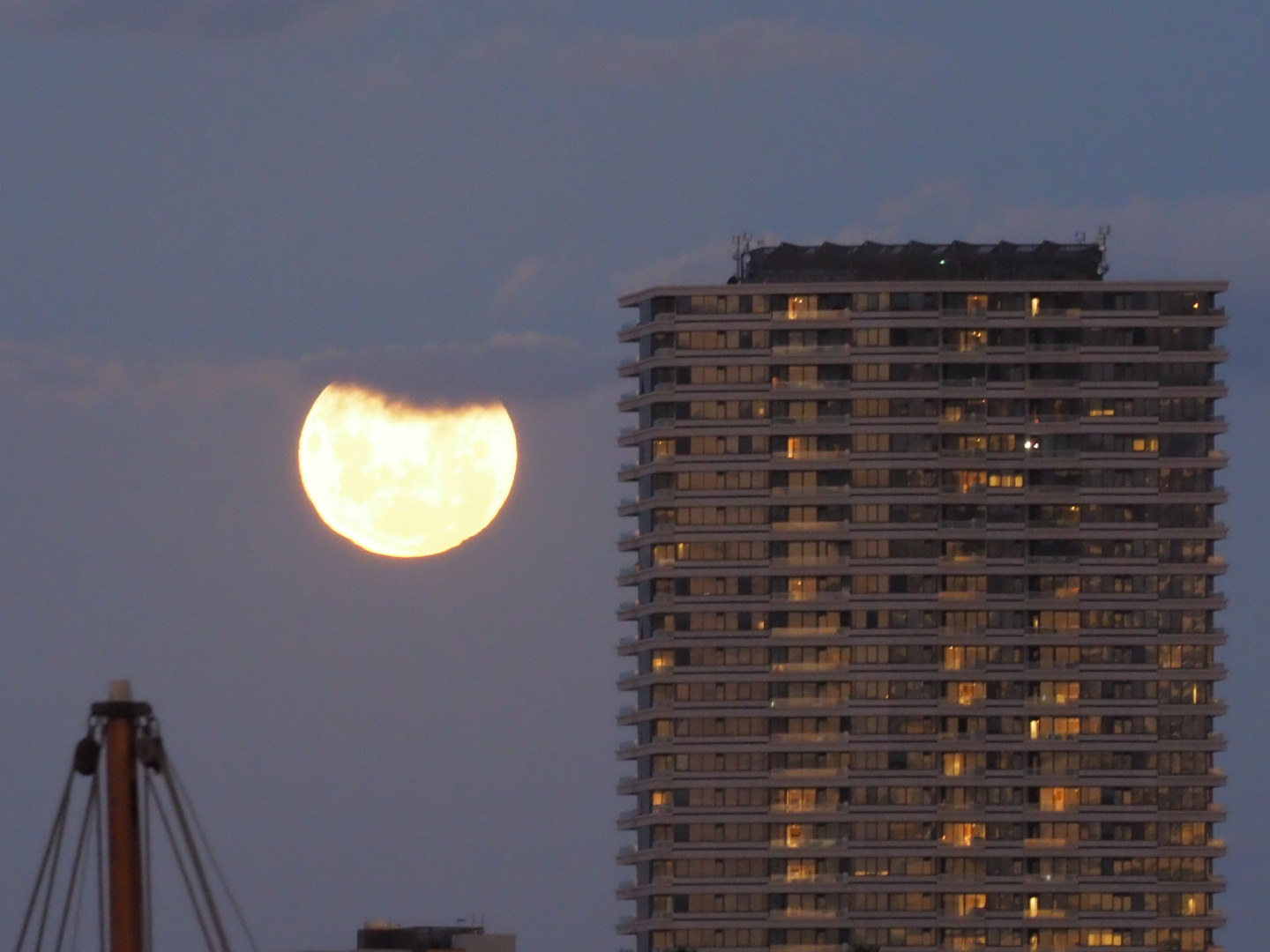 Supermond Februar 2019 Melbourne St. Kilda