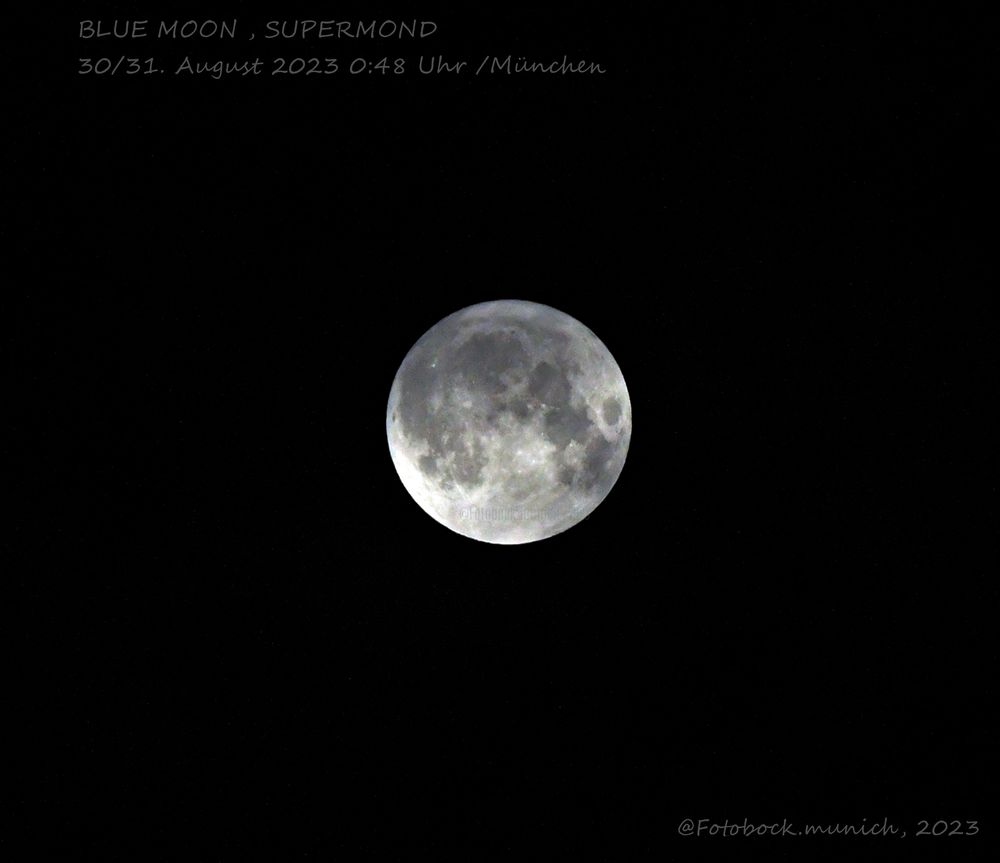 Supermond, Vollmond, Blue Moon 