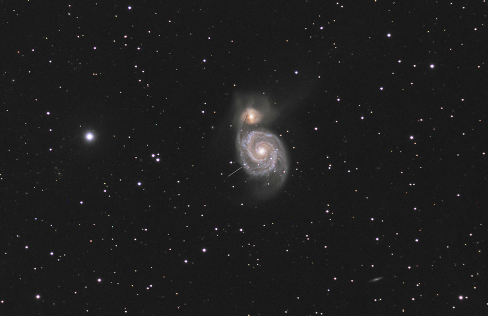 Supernova 2011dh in Messier 51