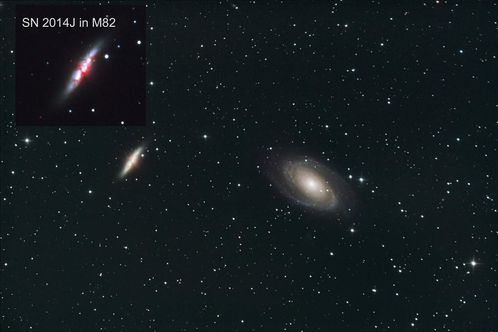 Supernova in M82 (SN 2014J)