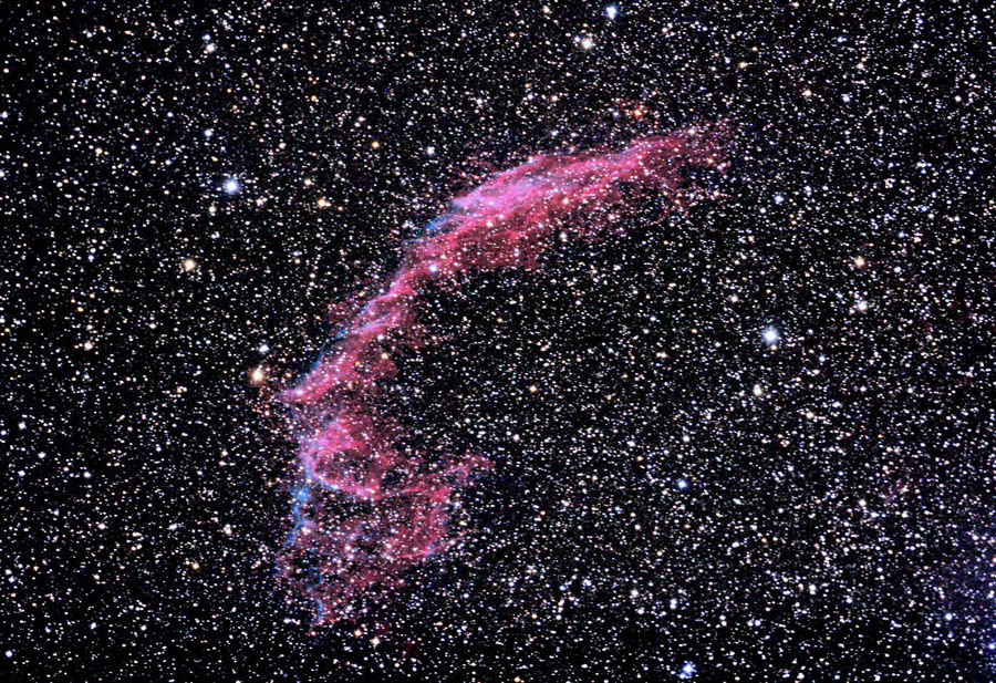 Supernova remnant in Cygnus