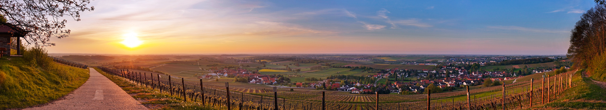 Superpanorama von Pleisweiler Oberhofen - Pfalz