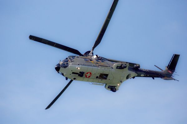 Superpuma der Schweizer Armee.