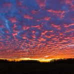 Superwolken und Abendrot