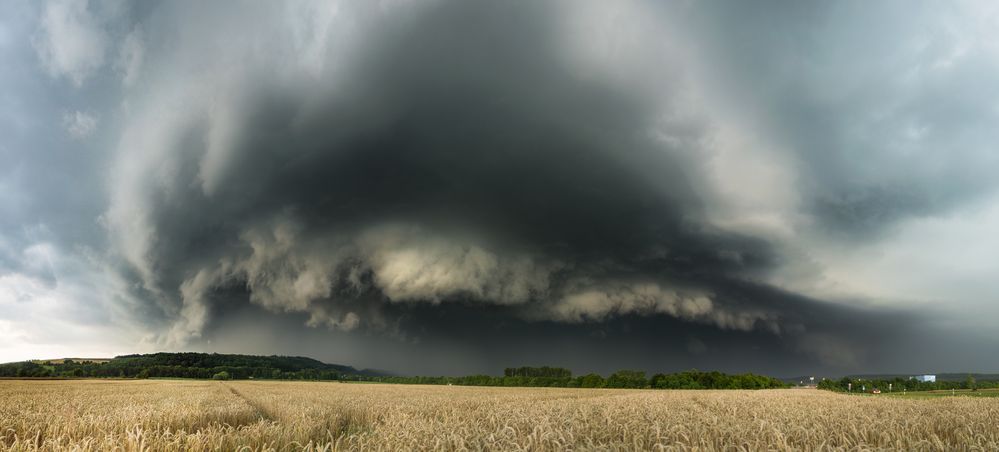 Superzelle in der Wetterau