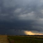 Superzelle mit Shelfcloud bei Sömmerda