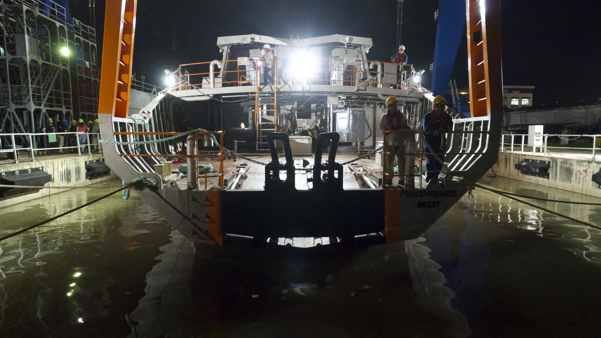 Supply vessel Perseverance sea trial Dec. 2022 Photo Peter Scheid