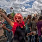 Supporting Gay Pride in Amsterdam