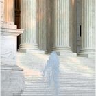 Supreme Court Columns, Steps, Fountain - from 'Scenes of Washington Summer'