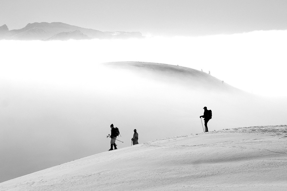 Sur la brume